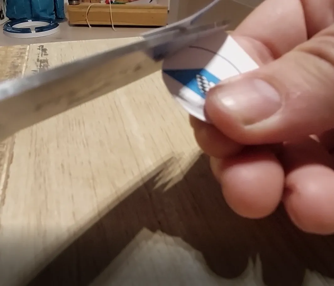 Bohren des 6mm Lochs für die Befestigung